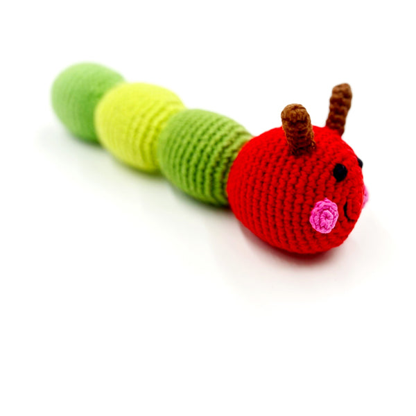 Organic Rattle Caterpillar Toy