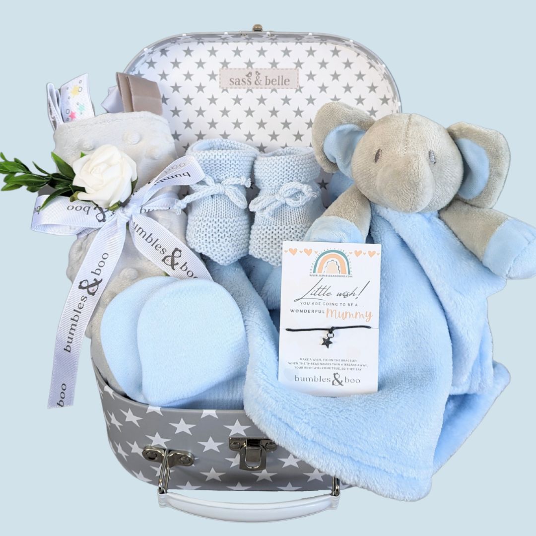 Baby Boy Gifts Hamper 'You'll Be A Wonderful Mummy'