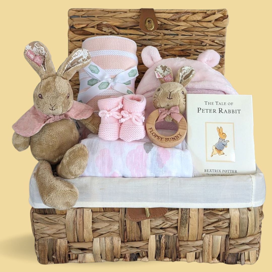 Baby Girl Gift Hamper - Flopsy Bunny Adventures