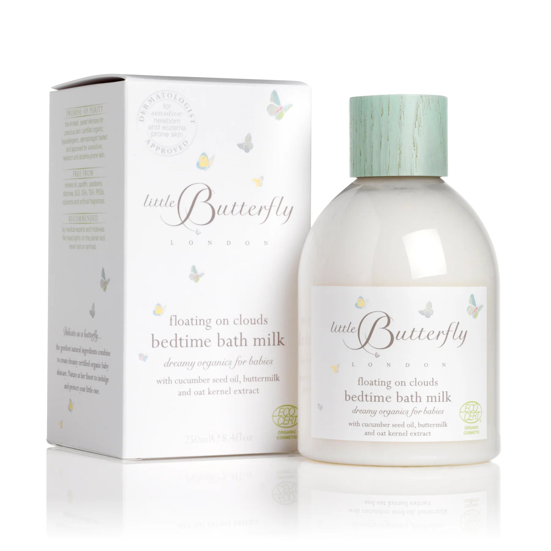 Baby Bath Milk 'Floating On Clouds' by Little Butterfly London