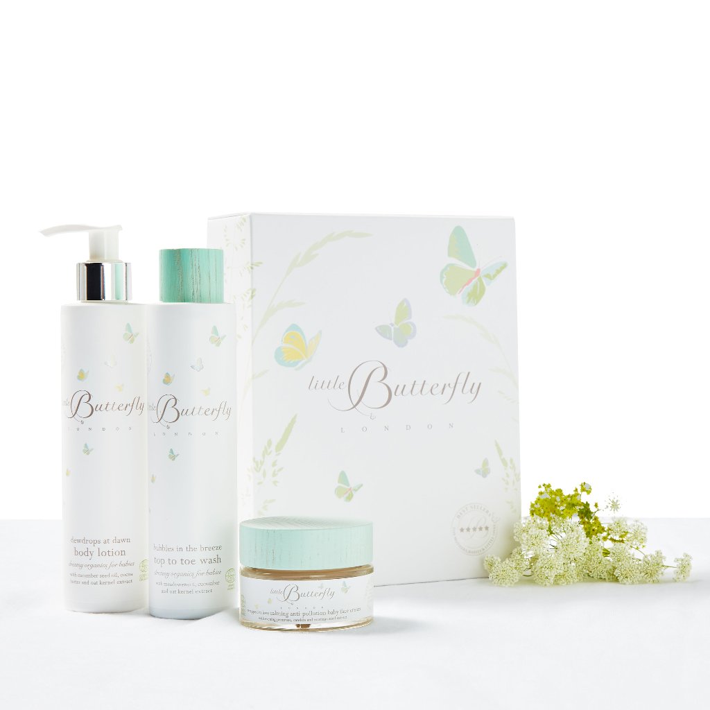 Baby Skin Care Bestsellers Kit by Little Butterfly London