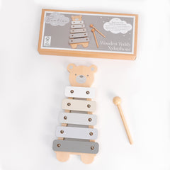 Wooden Toy Xylophone - Teddy Bear