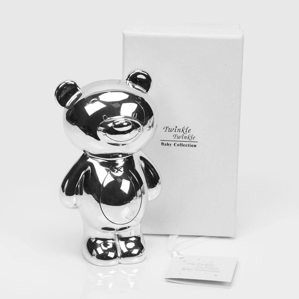 Twinkle Twinkle S/P Baby Gift - Teddy Money Box G/Box & Bag