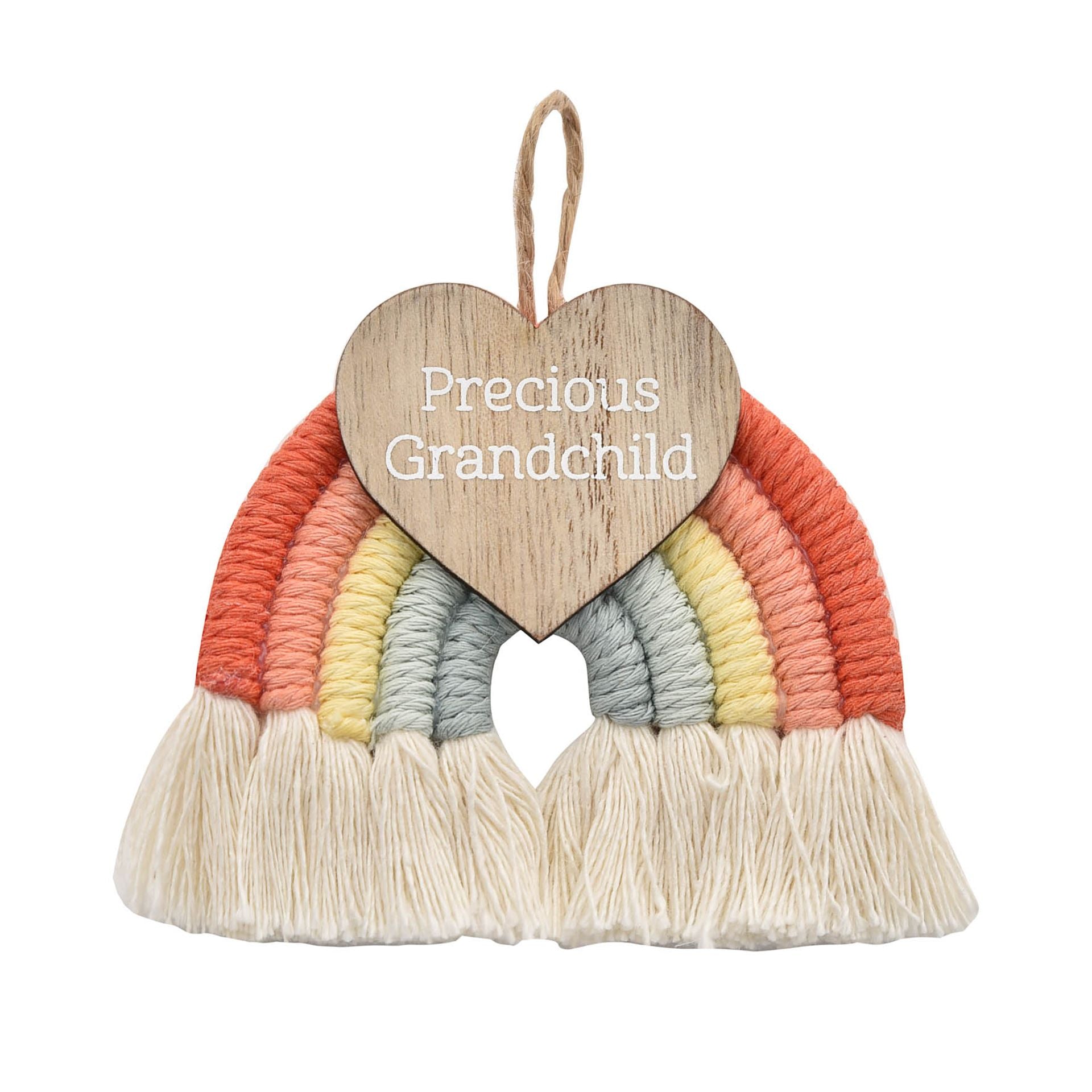 Rainbow Hanging Plaque 'Precious Grandchild'