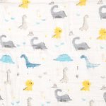 Large Muslin Swaddle 'Dinosaurs'