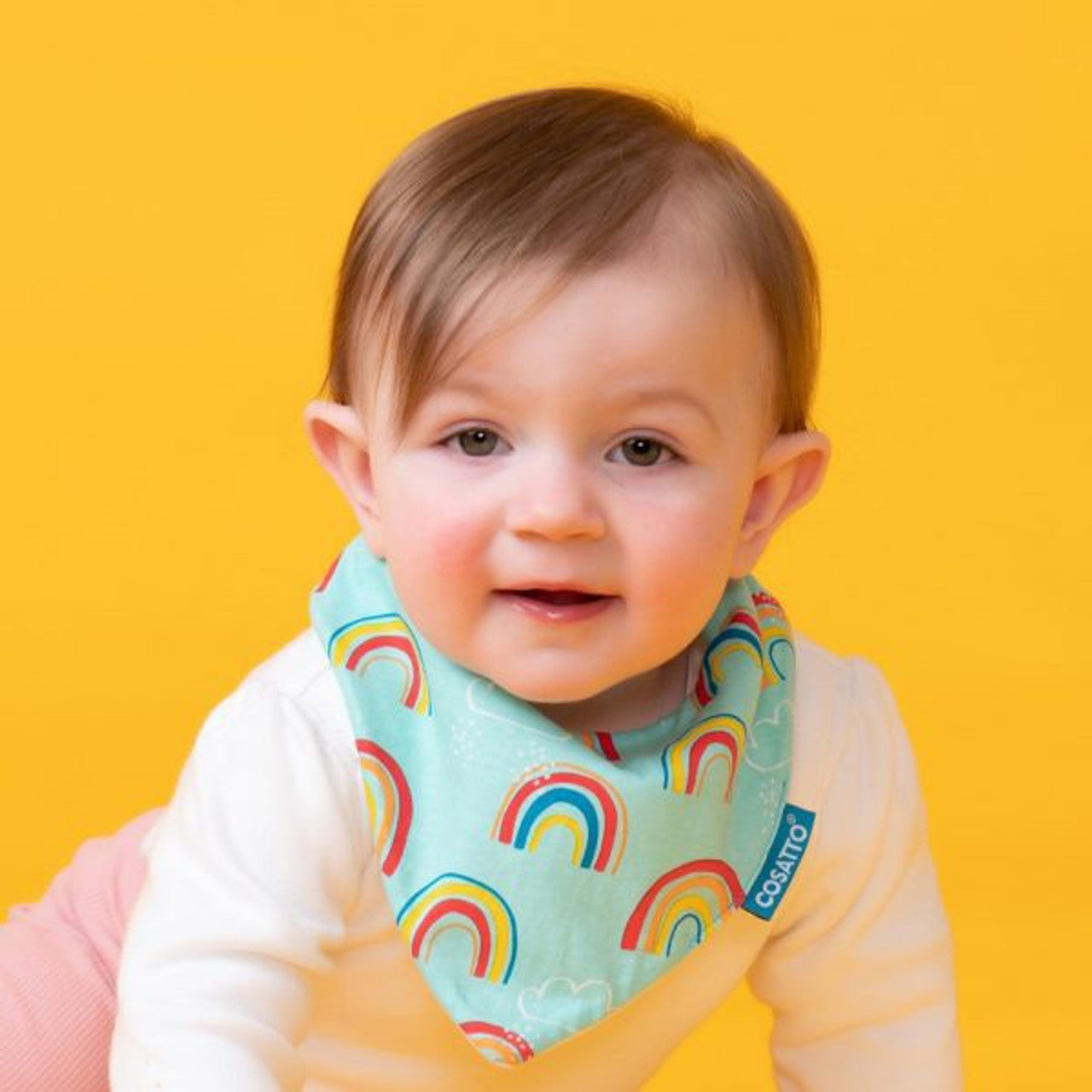 Bandana Dribble Bib Waterproof 'Rainbow Rider'