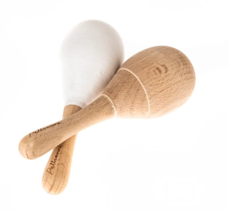 Natural' Wooden Shaker Maracas Set by Pellianni