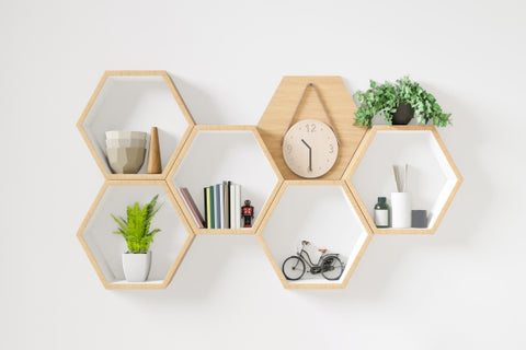 wooden wall shelves