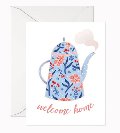 Linden Paper Co. - Welcome Home Teapot Card