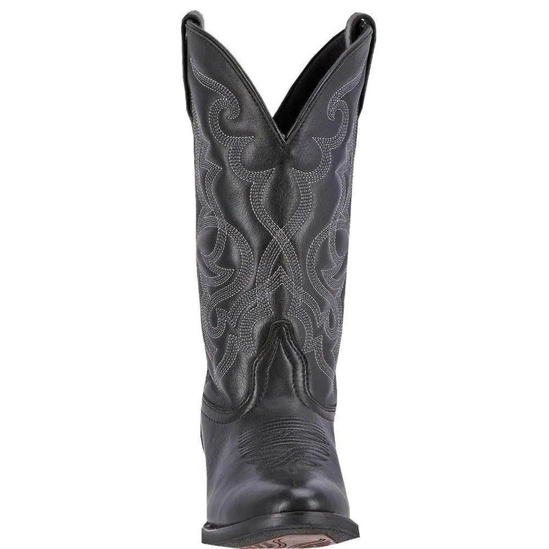 Laredo Maddie Round Toe Black Leather Women's Western Boot 51110 ...