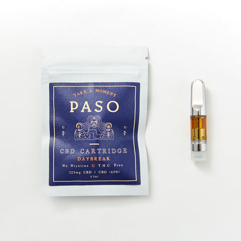 Paso CBD Vape Oil Cartridge OG Kush, Daybreak