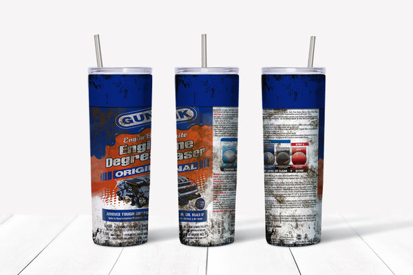 Gunk Engine Degreaser 20oz Straight Tumbler Transfer – Rustic