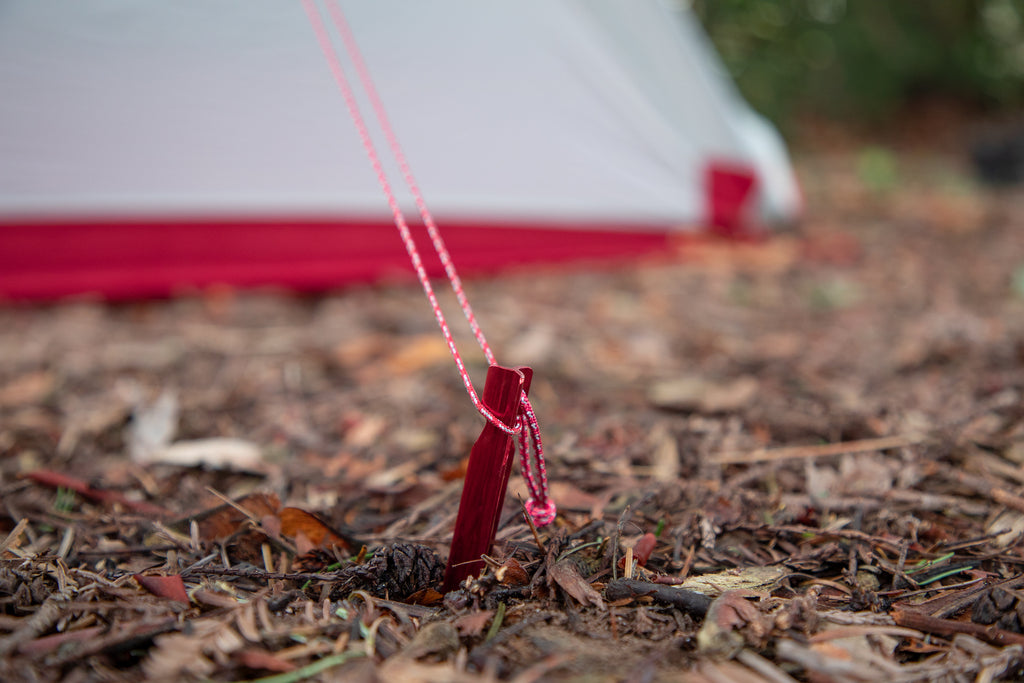 MSR Groundhog Tent Stake In Use