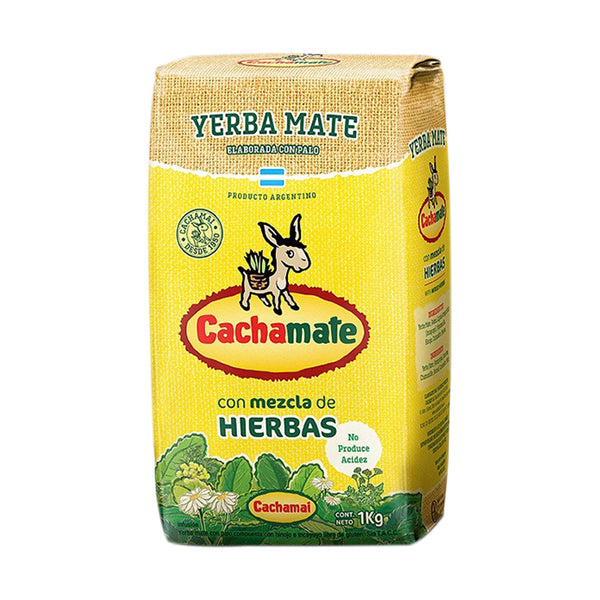 Cachamate Mezcla de Hierbas Yerba Mate 500g – tangofoodsusa