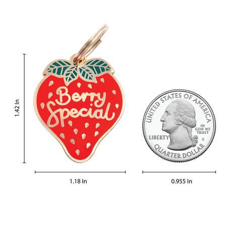 Berry Special Enamel Charm / ID Tag (Free Custom Engraving)