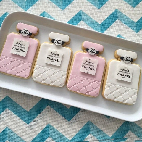 perfume bottles cookies