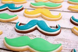 moustache cookies