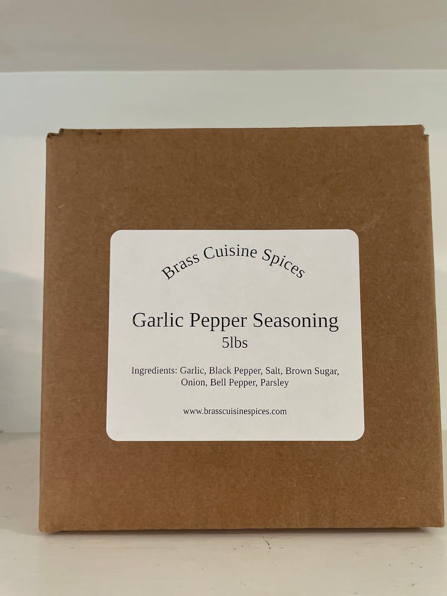 5 Pound Box Garlic Pepper