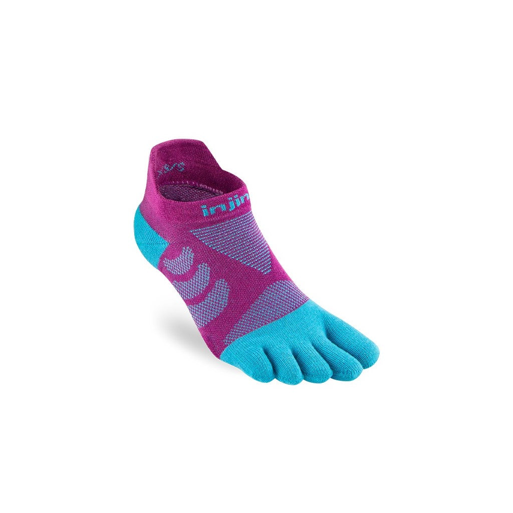 Injinji Ultra Run Toe Socks, Black / Grey, S, EU 37-40