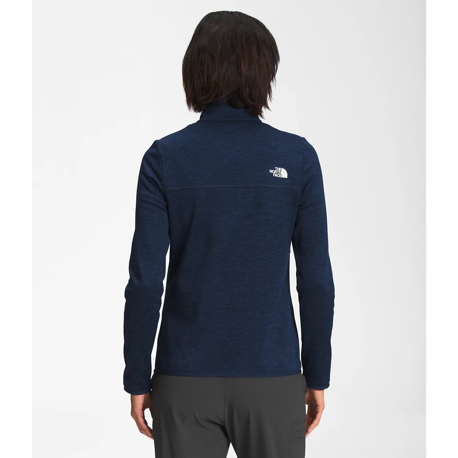 Women’s The North Face TKA 100 Glacier 1/4 Zip Fleece Top Dark Blue ALJ0  MEDIUM