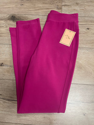 Lounge Leggings- Maroon Leather – The Silver Strawberry