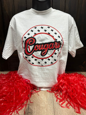 Cougars- V-Neck Cheetah Cougar Heart – The Silver Strawberry