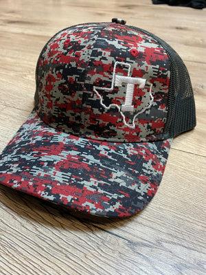 Tomball T Logo Red Flex Fit Hat – The Silver Strawberry