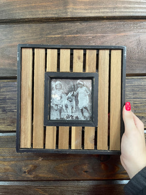 Wood Framed 4X6 Photo Frame on Pedestal – LandyLane Boutique