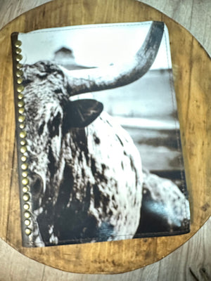 Revamped Belle Notebook (6X9)- OG Cheetah Cowhide – The Silver Strawberry