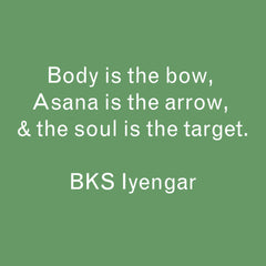 Iyengar yoga quote