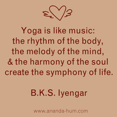 Iyengar quote yoga