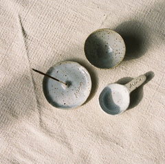 ceramic smudge holder