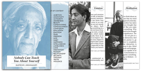 free krishnamurti quotes booklet