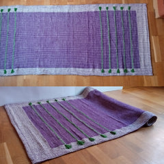 handmade cotton yoga mat