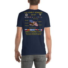 Load image into Gallery viewer, USS John F. Kennedy (CV-67) 1997 Cruise Shirt