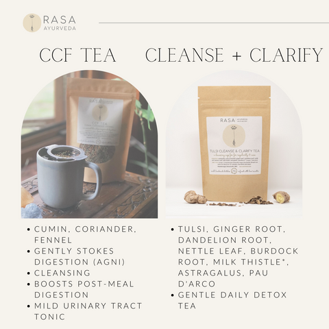 CCF Tea and Cleanse & Clarify Tea