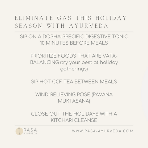 Tips to Eliminate Gas & Bloating with Ayurveda