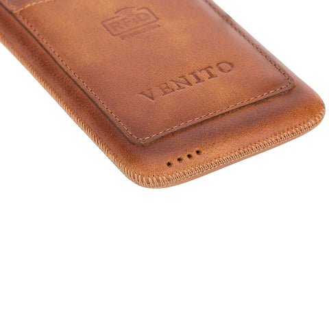 Venito protective phone cases leather detail