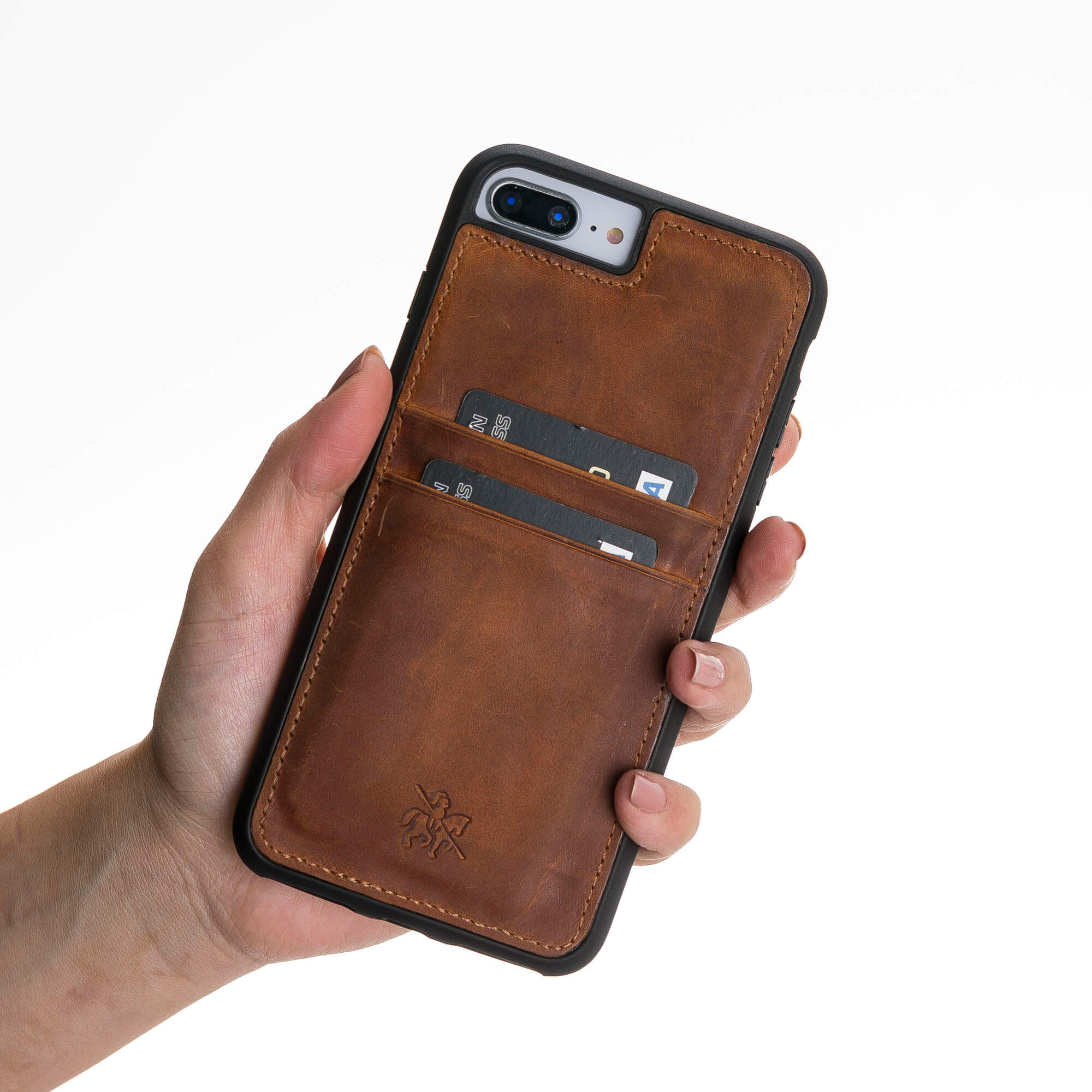 baseren groentje kiespijn Capri iPhone 7 Plus Leather Snap-On Case with Cardholder - Venito - Venito  Leather