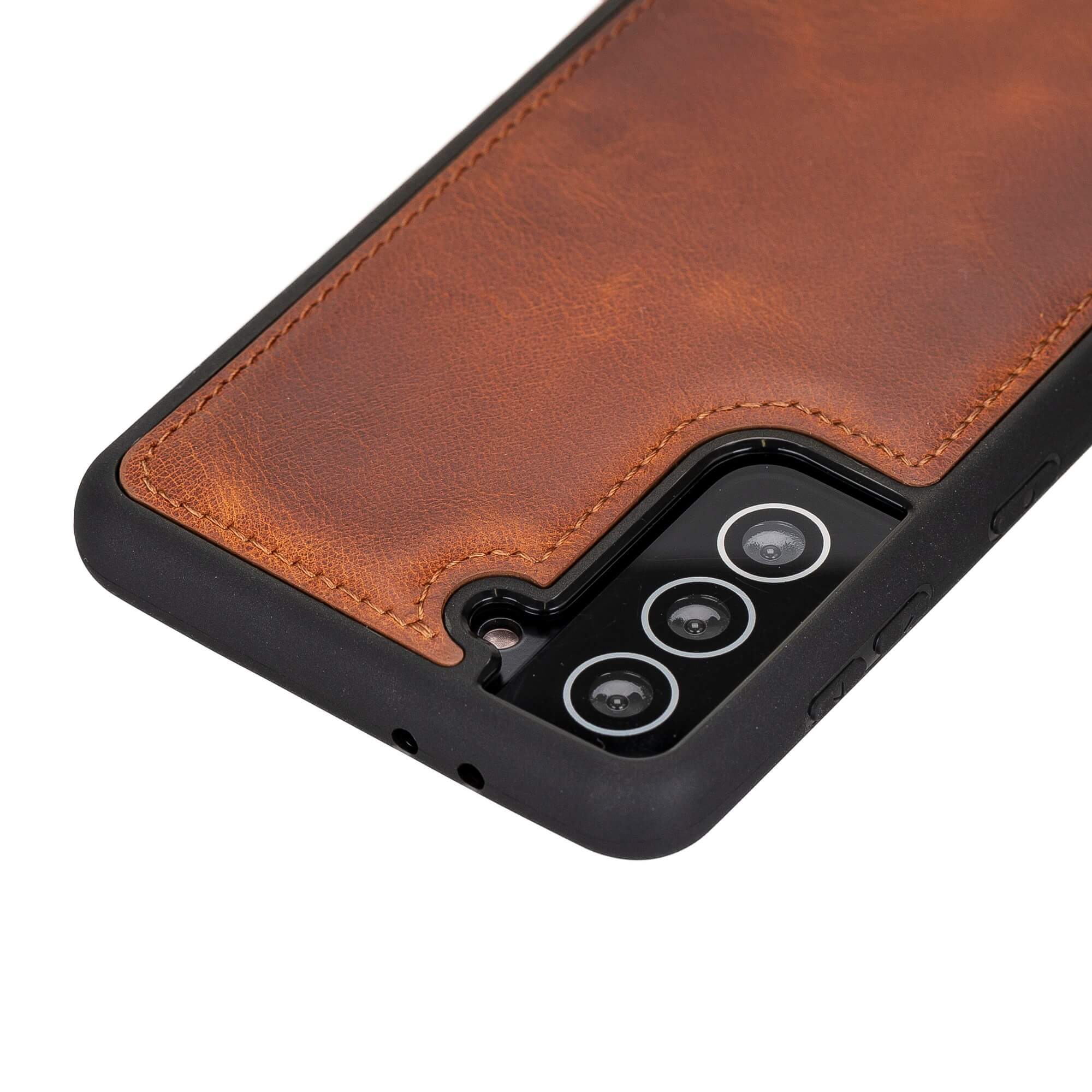 Lucca Snap On Leather Case For Samsung Galaxy S21 Plus Venito Leather