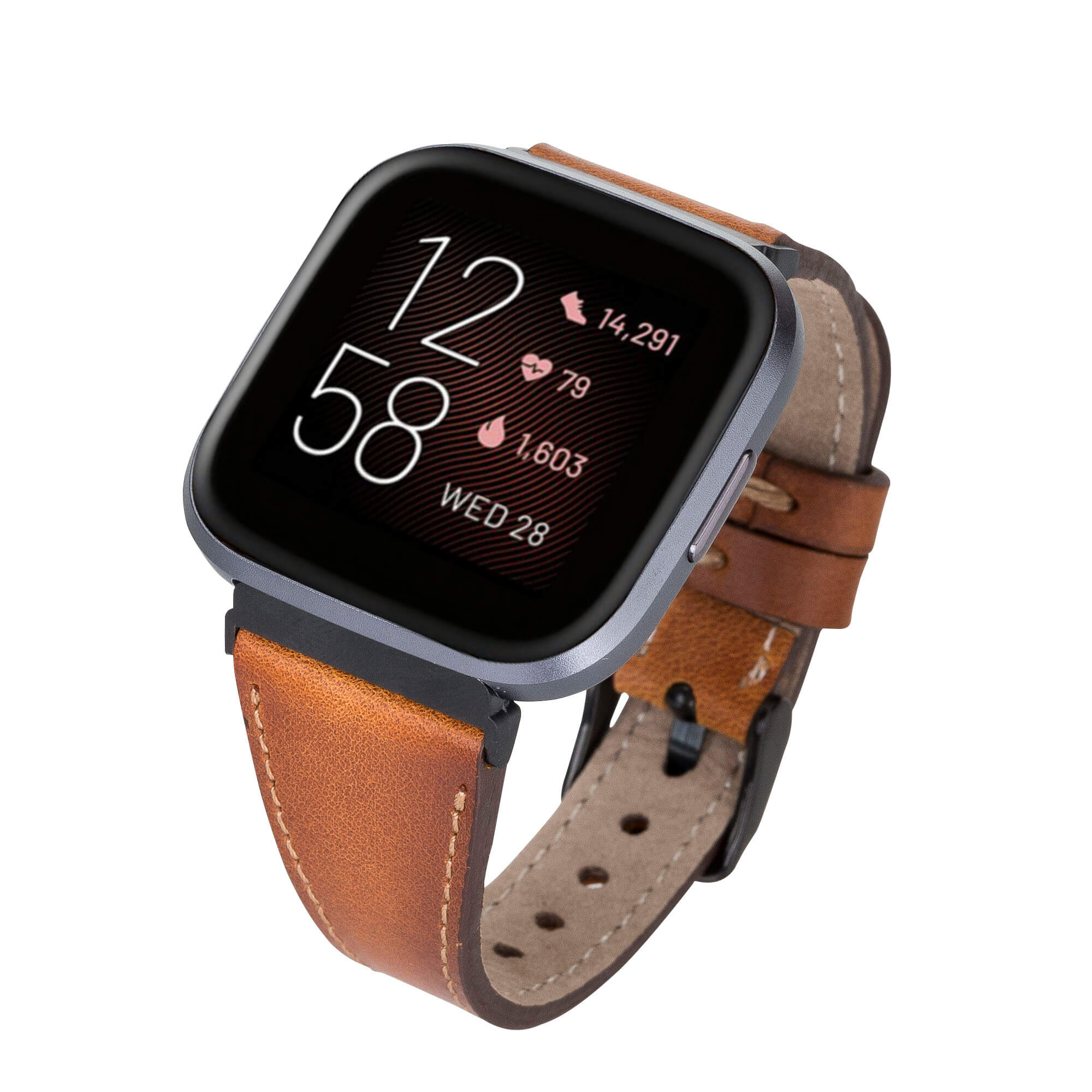 fitbit versa leather