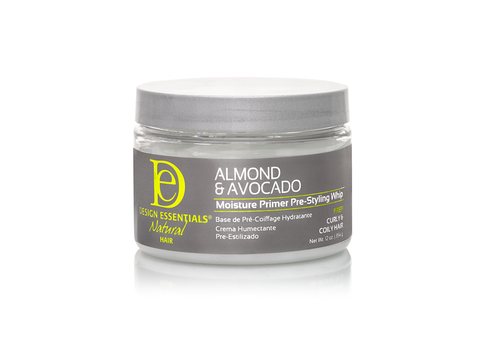 DESIGN ESSENTIALS Almond & Avocado Moisture Primer Pre-Styling Whip