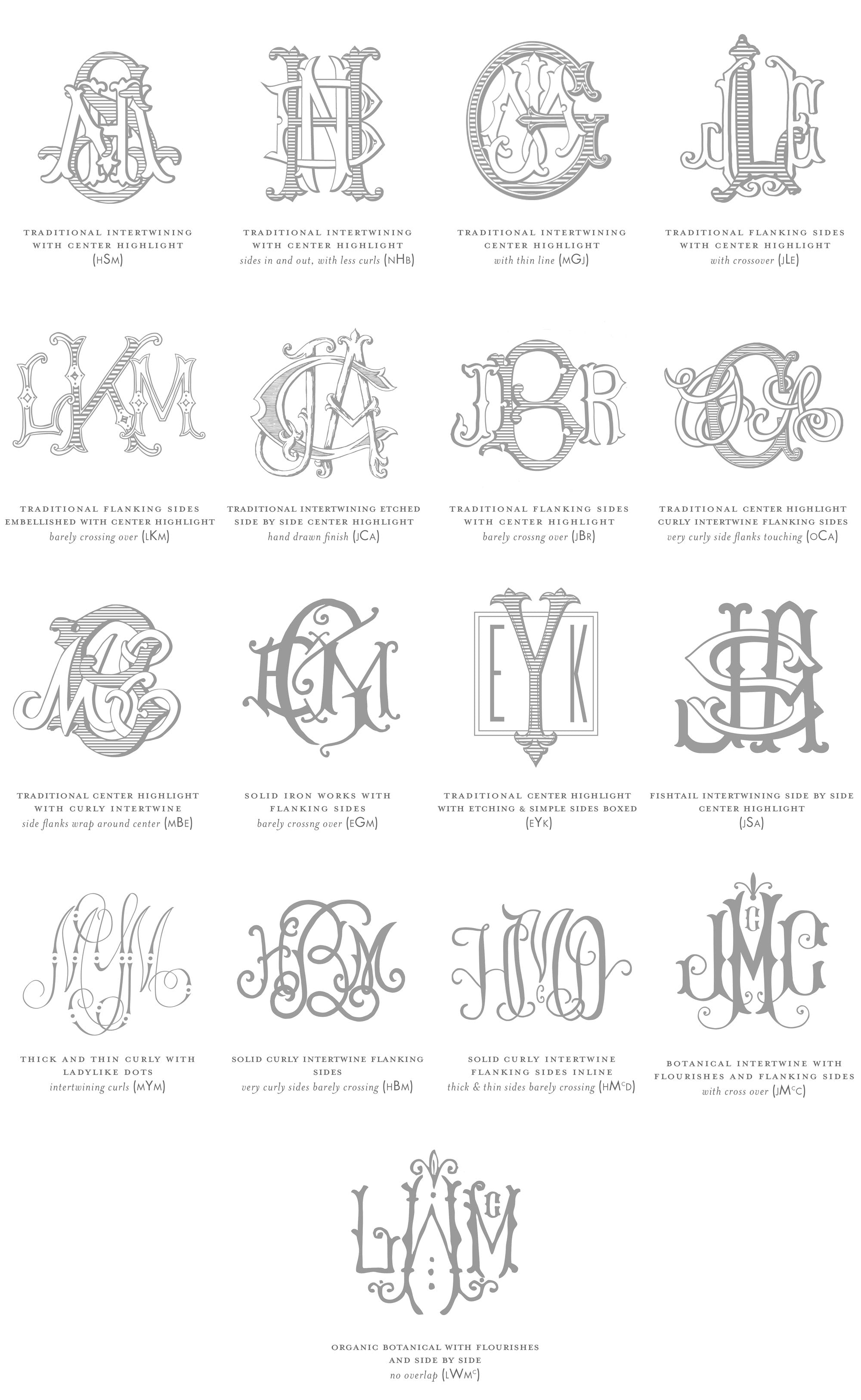Ornamental initials ST or TS letters monogram with curls, alliance