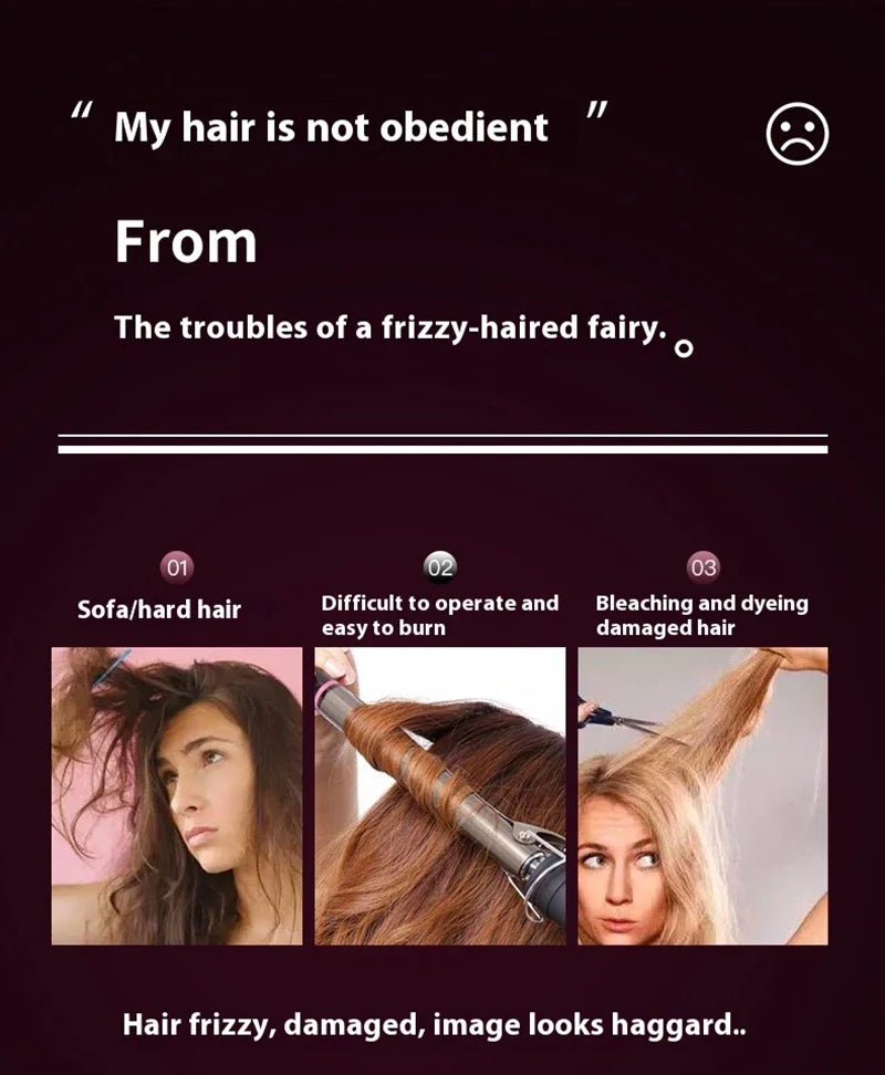 Rechargeable Wireless Negative Ion Electric Hair Comb Straightener On Sale
