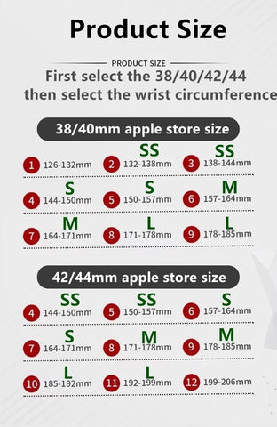 Sizing For Stretchable Braided Solo Loop Apple Watch Bracelet