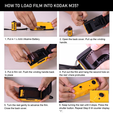 How to load film?