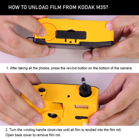 How to unload film?