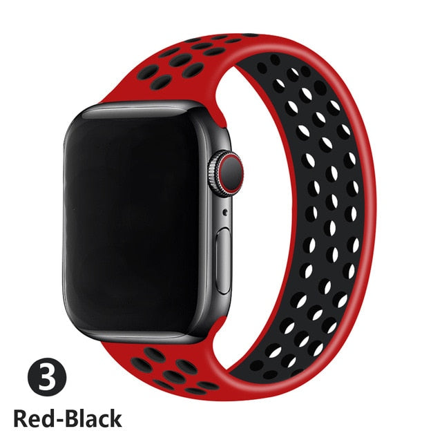 Centralizar pétalo junto a NIKE Style Sport Solo Band for Apple Watch Strap 38mm, 40mm, 41mm, 42mm,  44mm, 45mm | Cloverbliss Co. | Unique Gifts & Gadgets