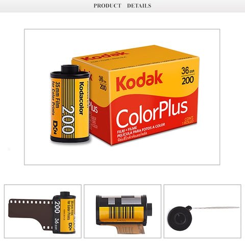 KODAK ColorPlus 200 Speed 35mm 36 Exposure Films