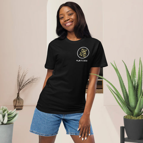 Women's Organic Black Cotton Tee